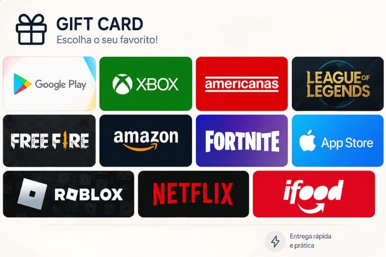 Gift card de R$ 100